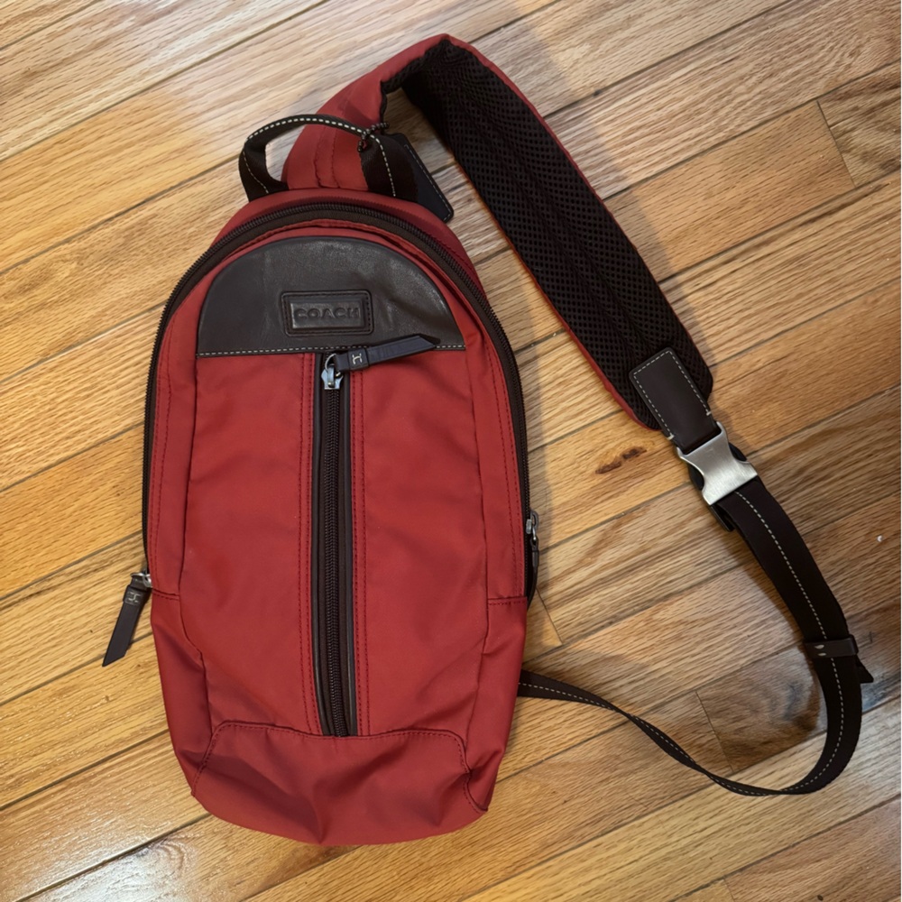 Coach Varick Nylon Sling Bag